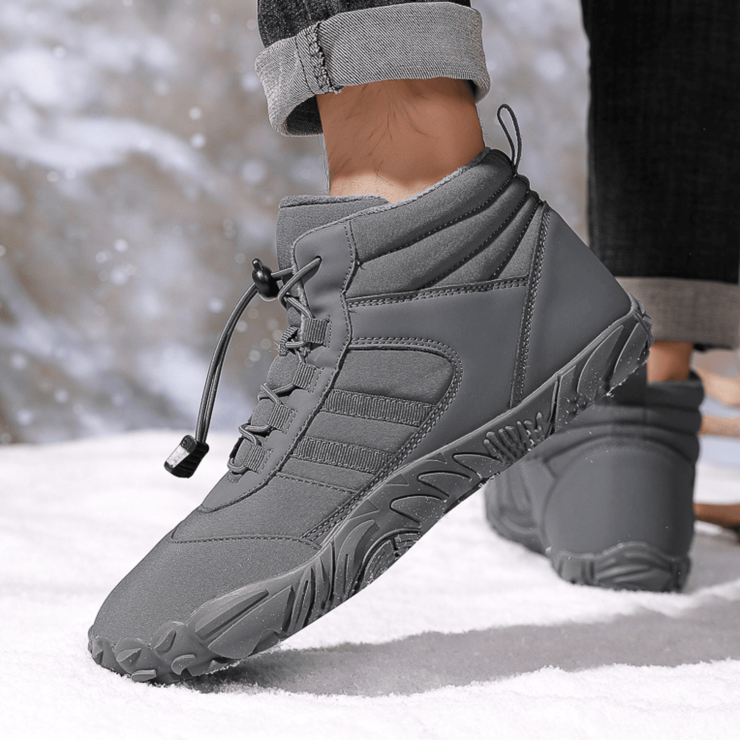 Waterproof Winter Boots For Unisex And Couples With Wide Toe And Arch Support Durable Cold Weather Footwear