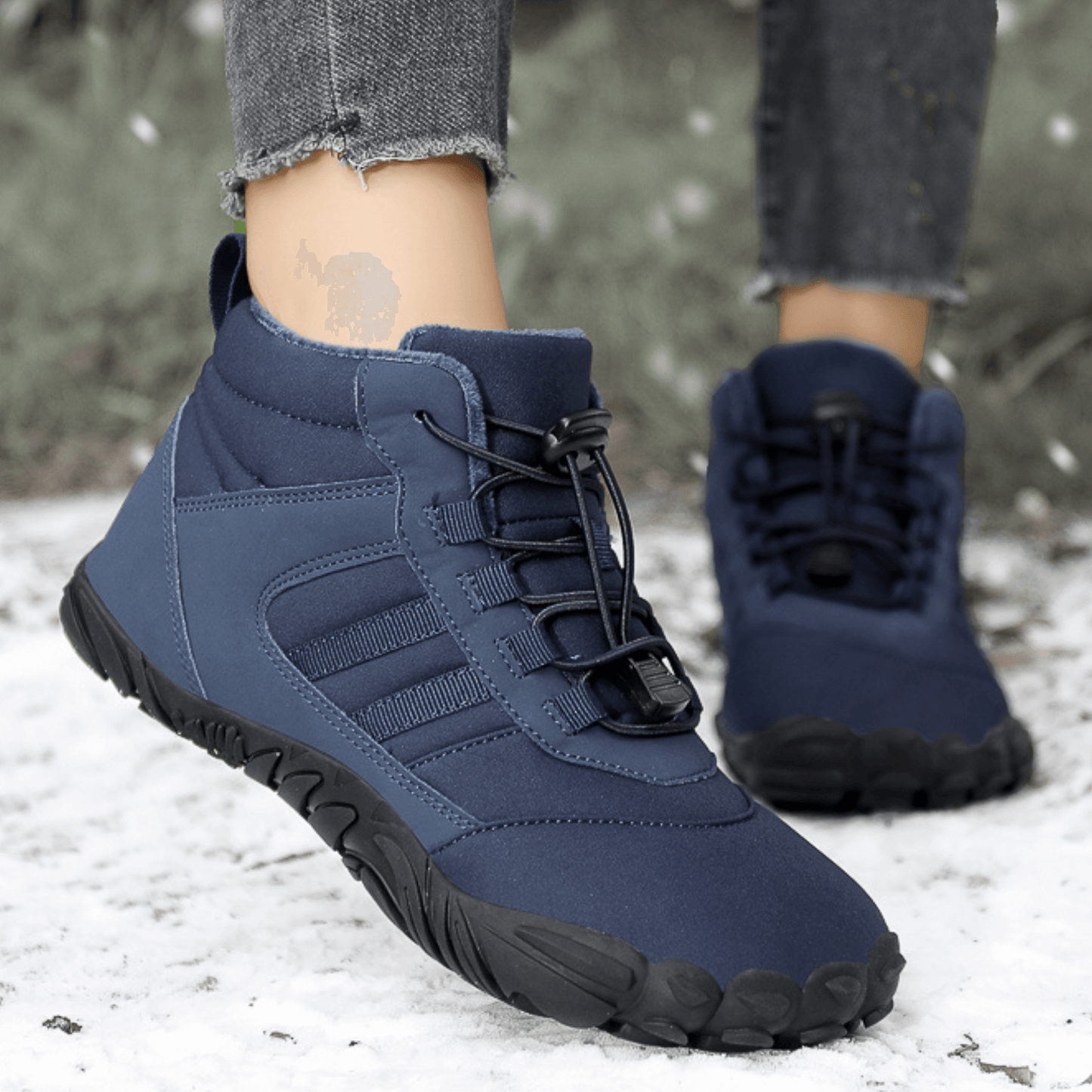 Waterproof Winter Boots For Unisex And Couples With Wide Toe And Arch Support Durable Cold Weather Footwear