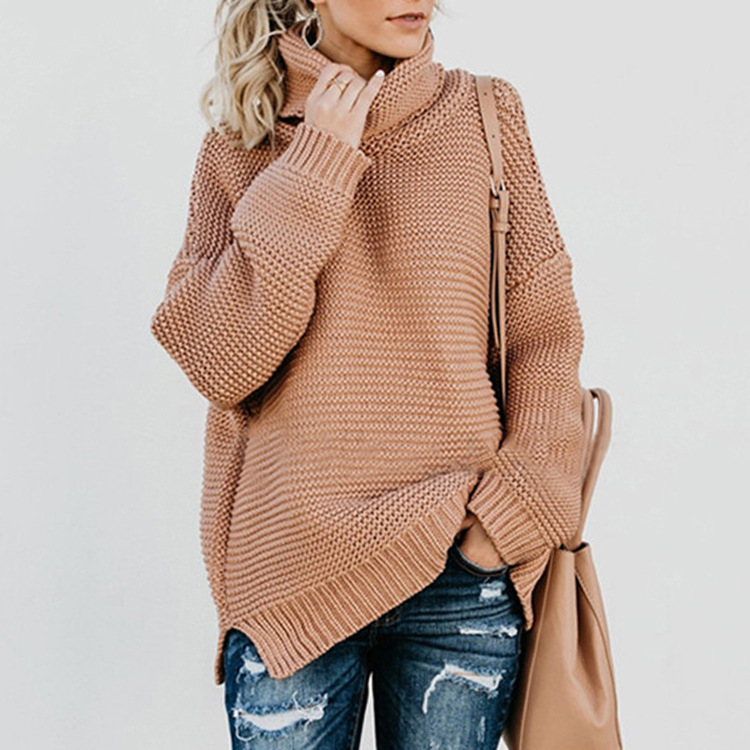 Women’s Oversized Knit Jumper | Turtleneck