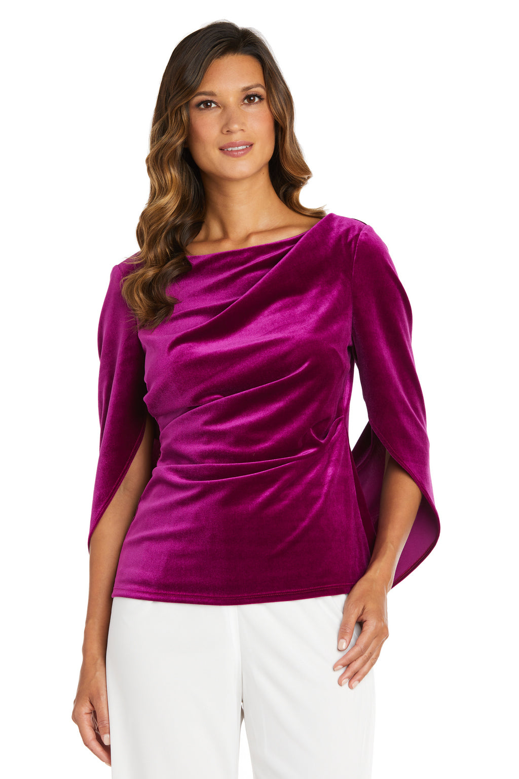 Velvet Top – Drape Sleeves – R&M Richards 9250