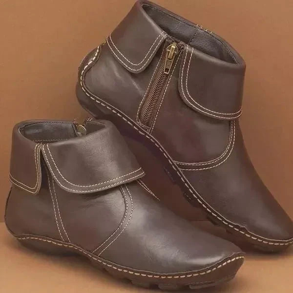Women's Ankle Boots with Non-Slip Sole and Versatile Style
