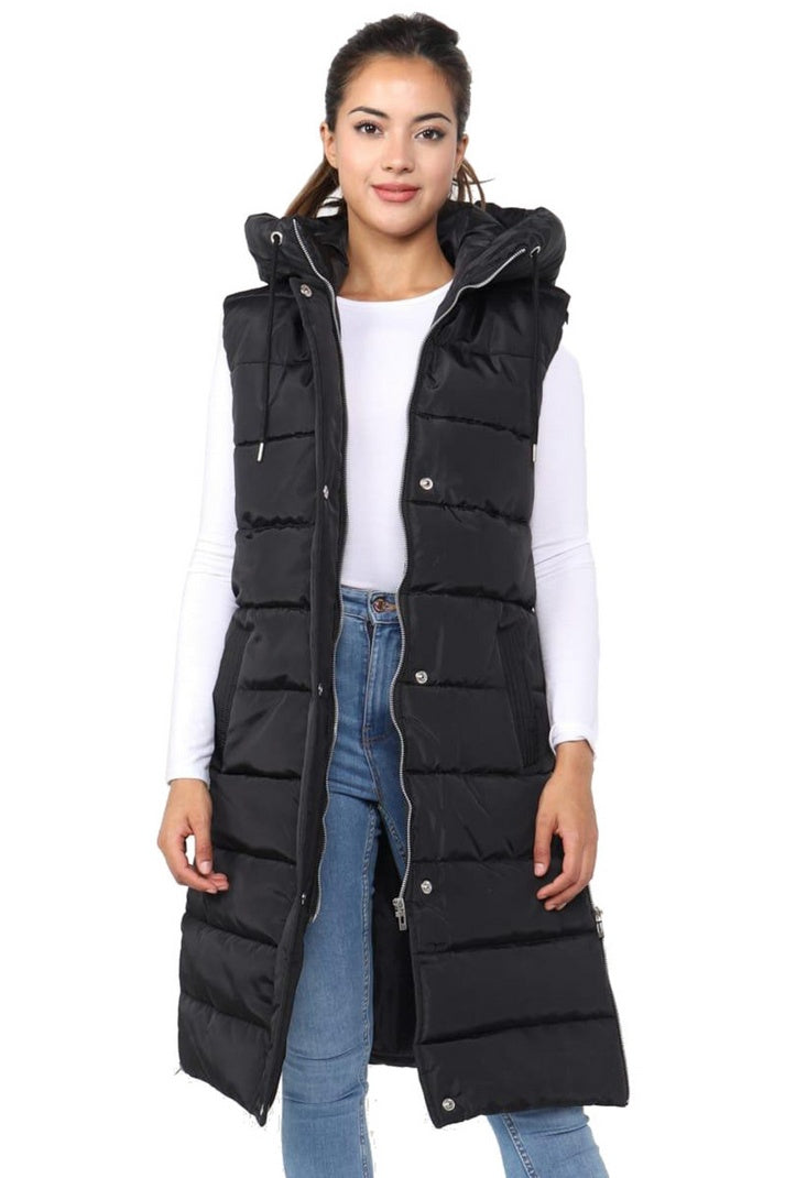 Women's hooded puffer jacket