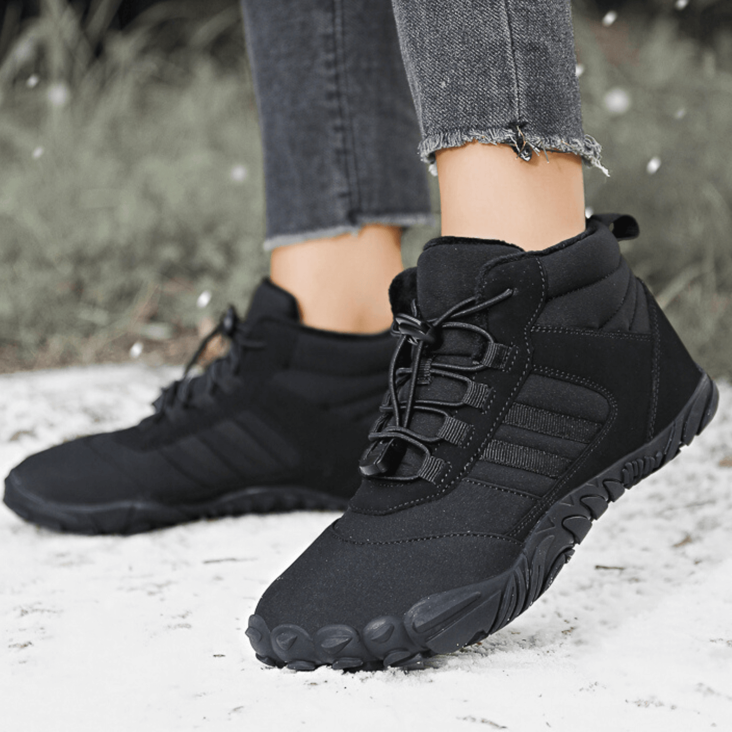 Waterproof Winter Boots For Unisex And Couples With Wide Toe And Arch Support Durable Cold Weather Footwear