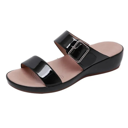 Hildegard | Elegant wedge heel sandals for women