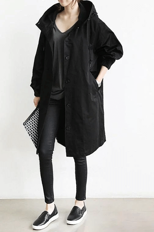 Lynda Long Hooded Coat For Women With Modern Versatile Style And Cozy Comfort For Winter Weather