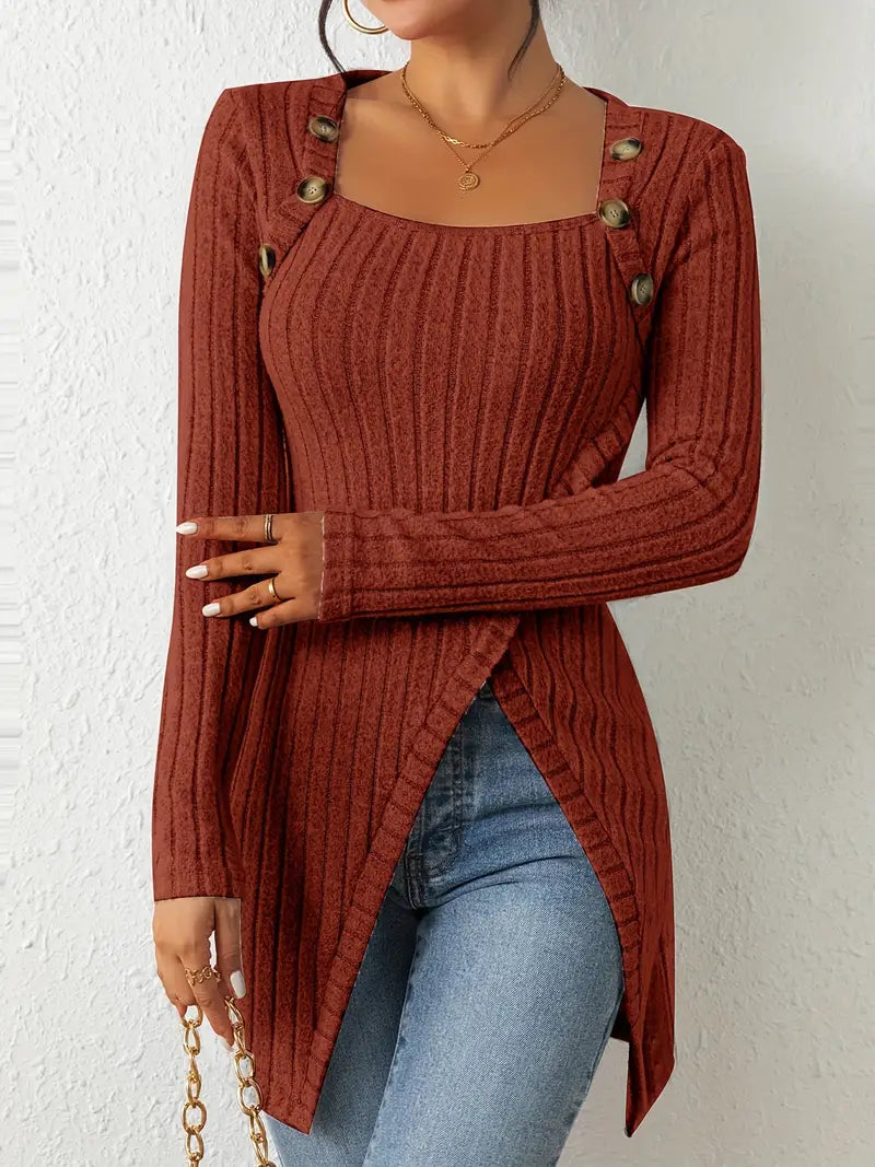 Irin | Stylish Ribbed Sweater for Women