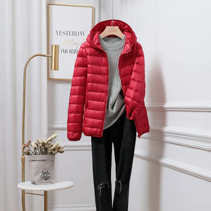 Women’s Hooded Puffer Jacket | Stylish Outerwear