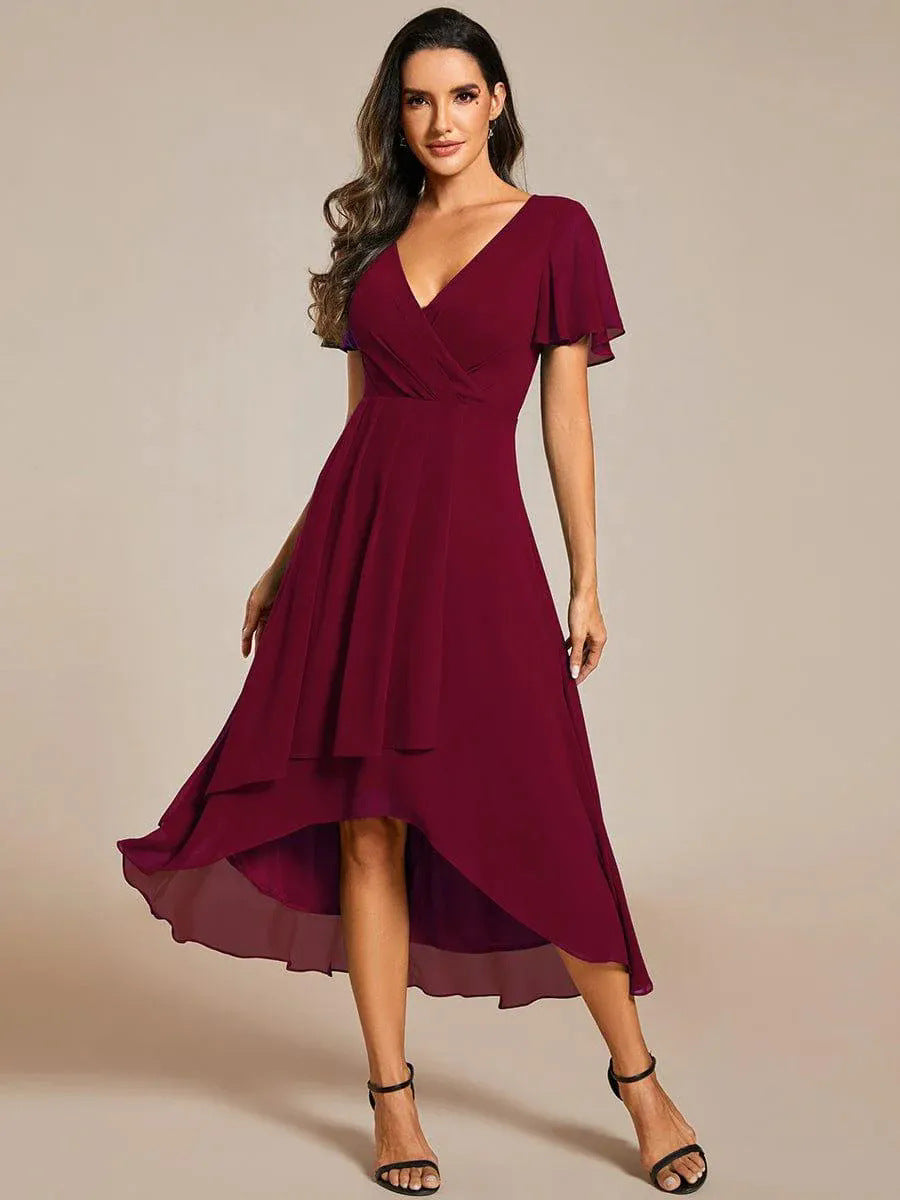 Morgan Silk Chiffon Dress Airy Silhouette For Weddings And Evening Events TrendAura