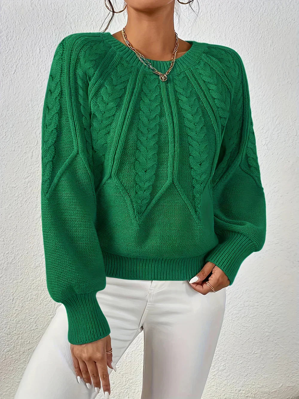 Women's Knitted Sweater with Lightweight Design and Versatile Style