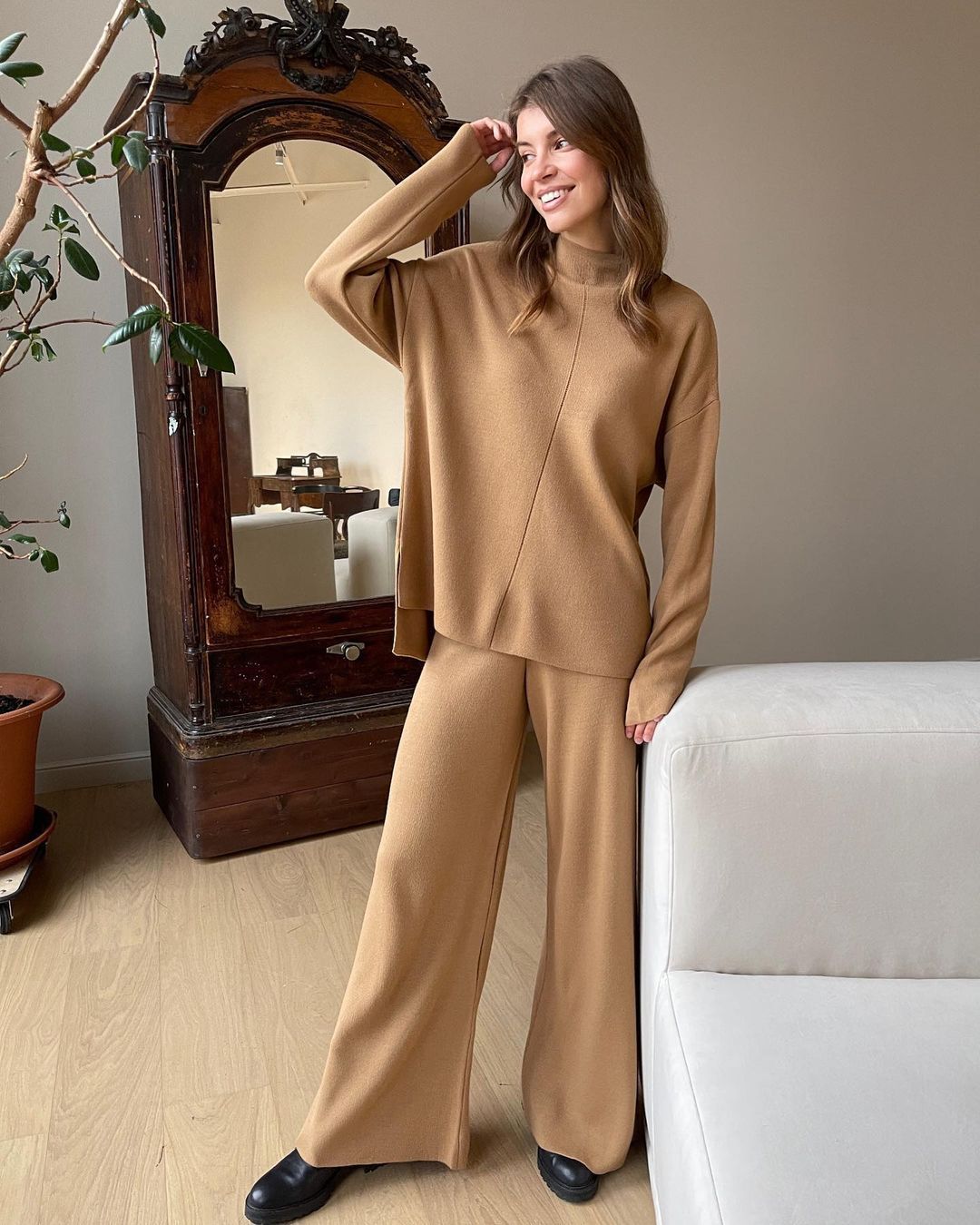 Mika Winter Perfect Sweater And Pants Set For Women Soft Fabric And Cozy All Day Warmth And Comfort