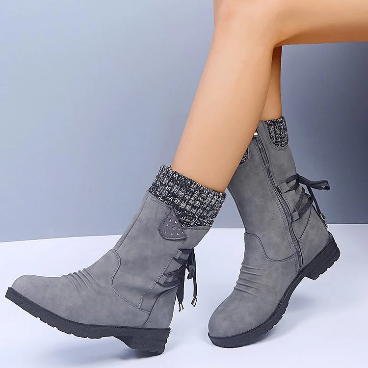 Norvella Waterproof Winter Boots For Women With Arch Support And Non Slip Sole For All Day Comfort