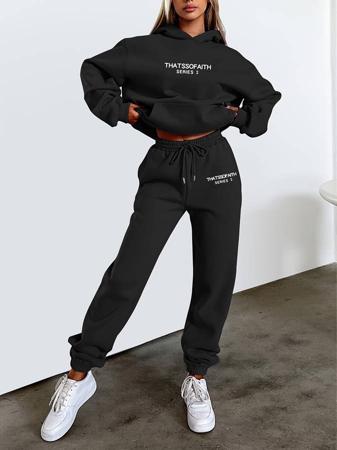Christina- Hoodie and sweatpants set