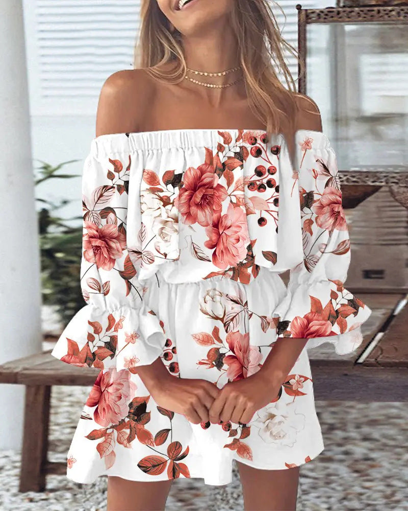 Sophie | Simple off-shoulder dress
