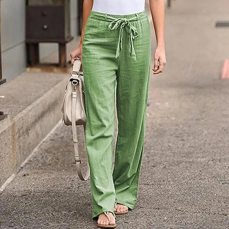 Ilnara - Stretch linen pants