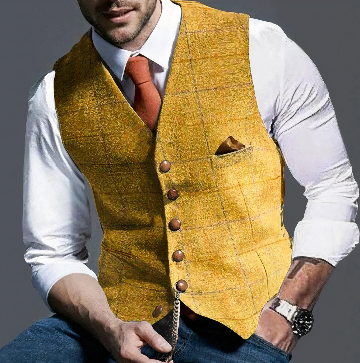 TrendAura | Elegant Gilet for Men
