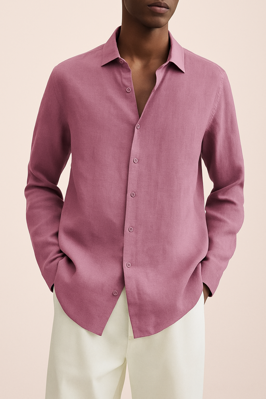 Albert Linen Shirt For Men Comfortable Everyday Wear Premium High Quality Durable