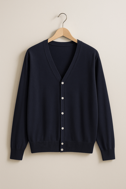 Cardigan with V-neck
