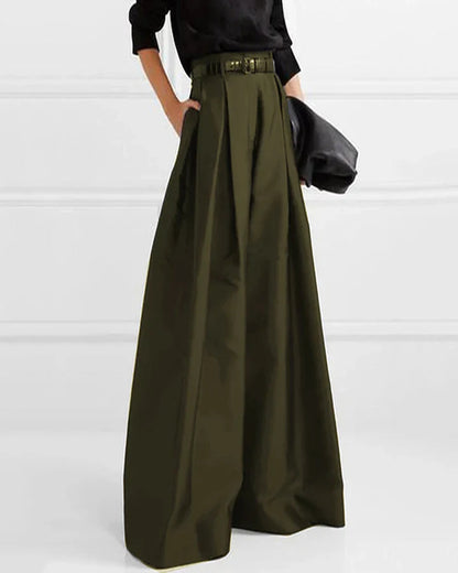 Adele Parisienne | Luxury high-waisted long skirt