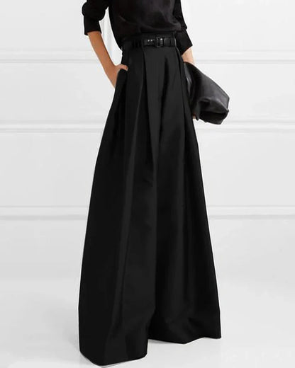 Adele Parisienne | Luxury high-waisted long skirt