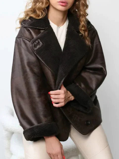 Beatrix | Vintage Leather Jacket for Women