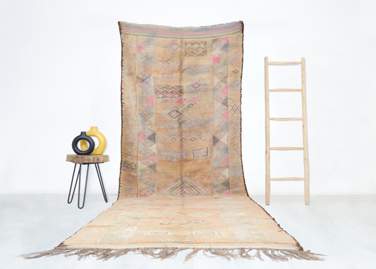 Akutla Vintage Moroccan Rug  5'9" x 16'7" - TrendAura