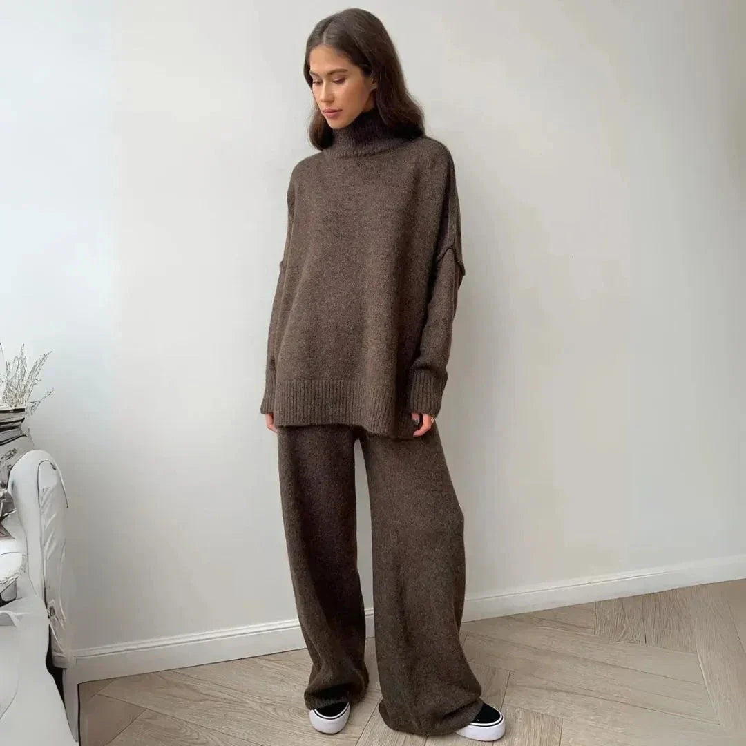 Alda Turtleneck Knit Lounge Set