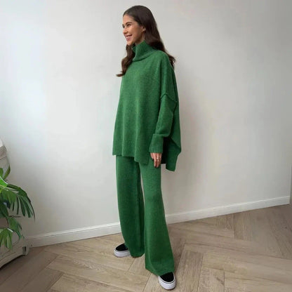 Alda Turtleneck Knit Lounge Set
