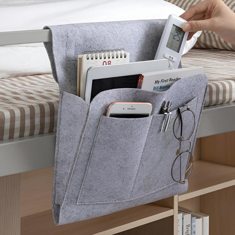 Minimalist Felt Bedside Storage Pocket