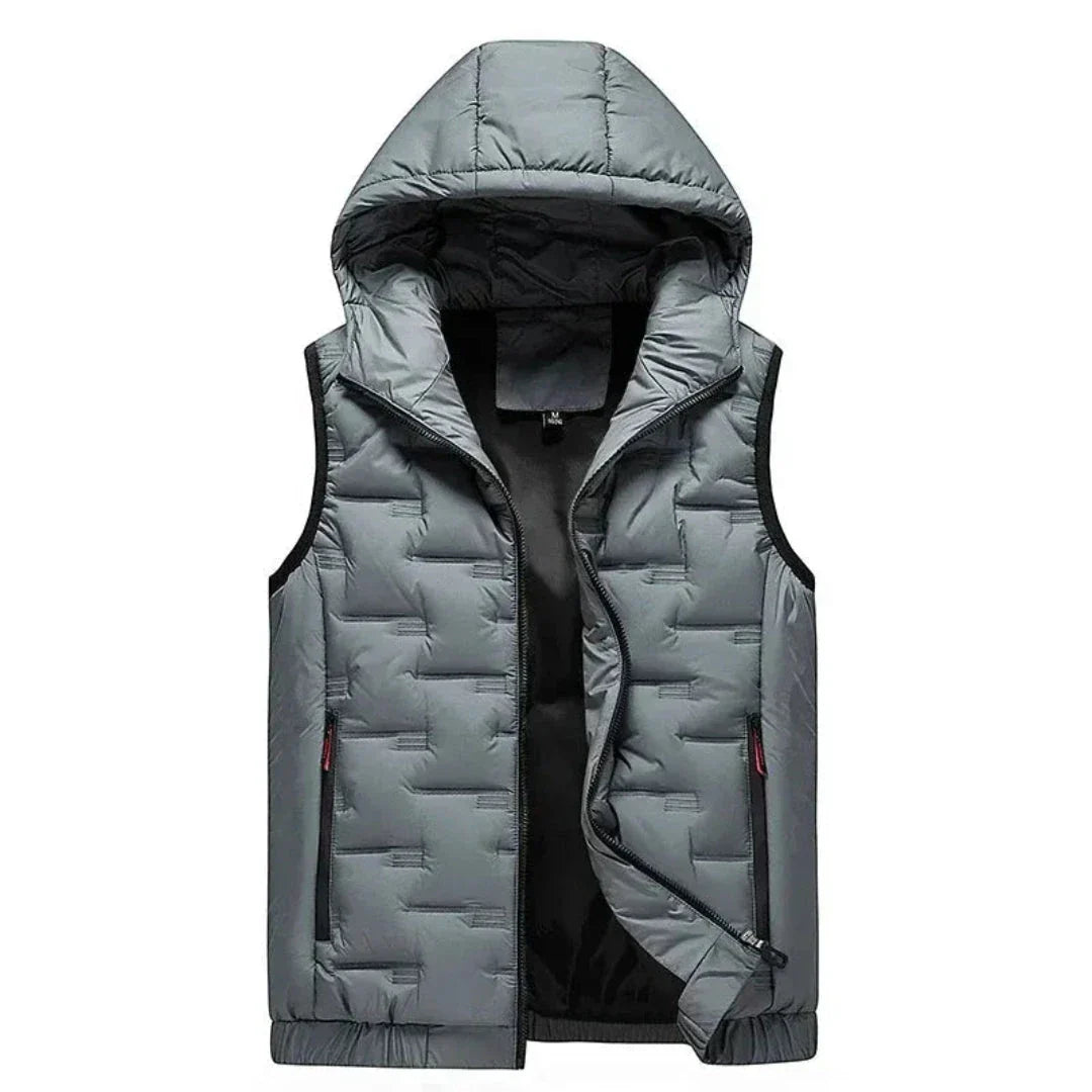 Amber Ultra-Light Hooded Down Vest