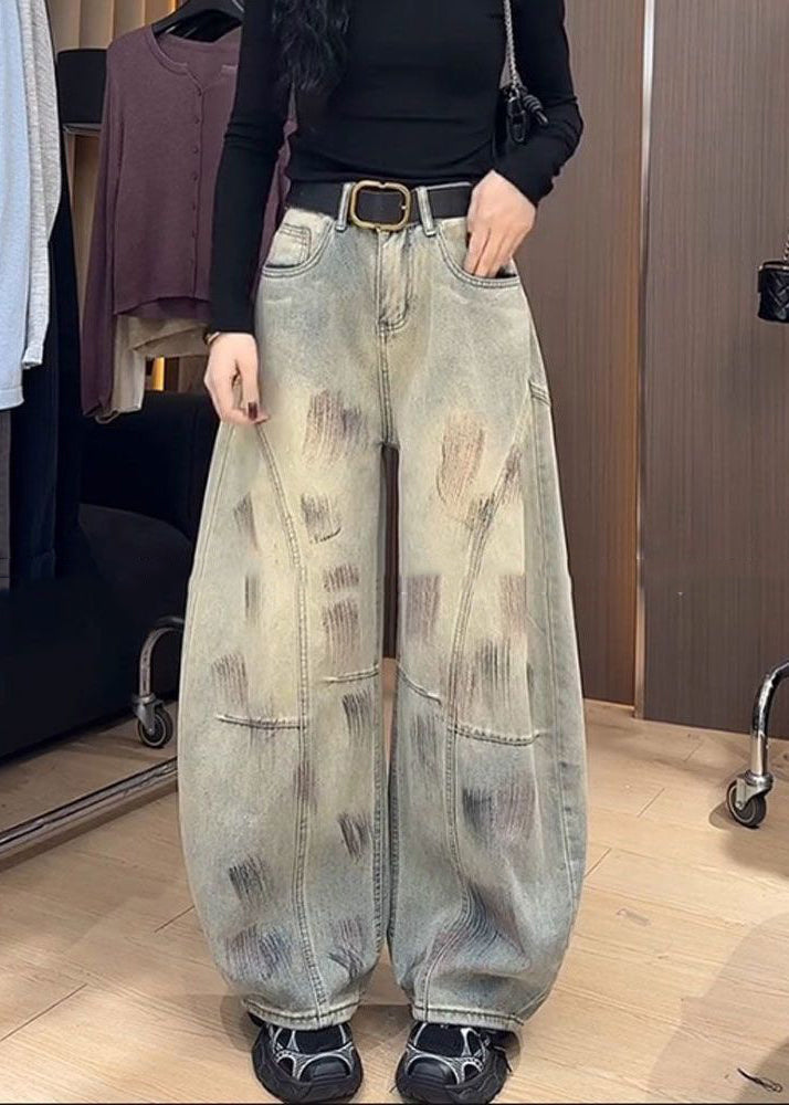 Pantalon en jean large style américain Spicy Girl Automne - TrendAura