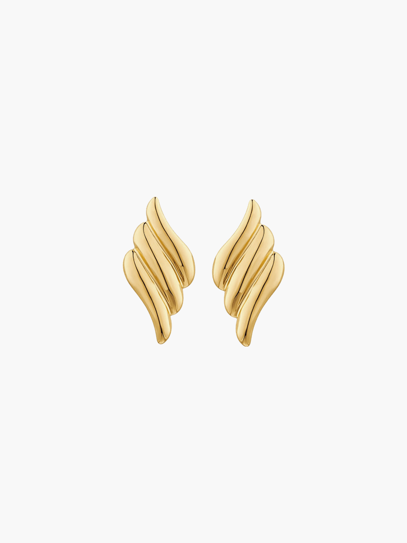 Eve | Luxurious 14K ene Angel Wing Earrings for Women