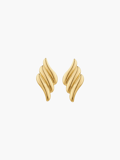Eve | Luxurious 14K ene Angel Wing Earrings for Women