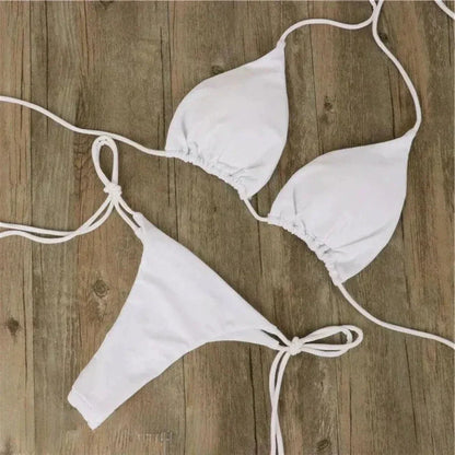 Classic Triangle String Bikini Set