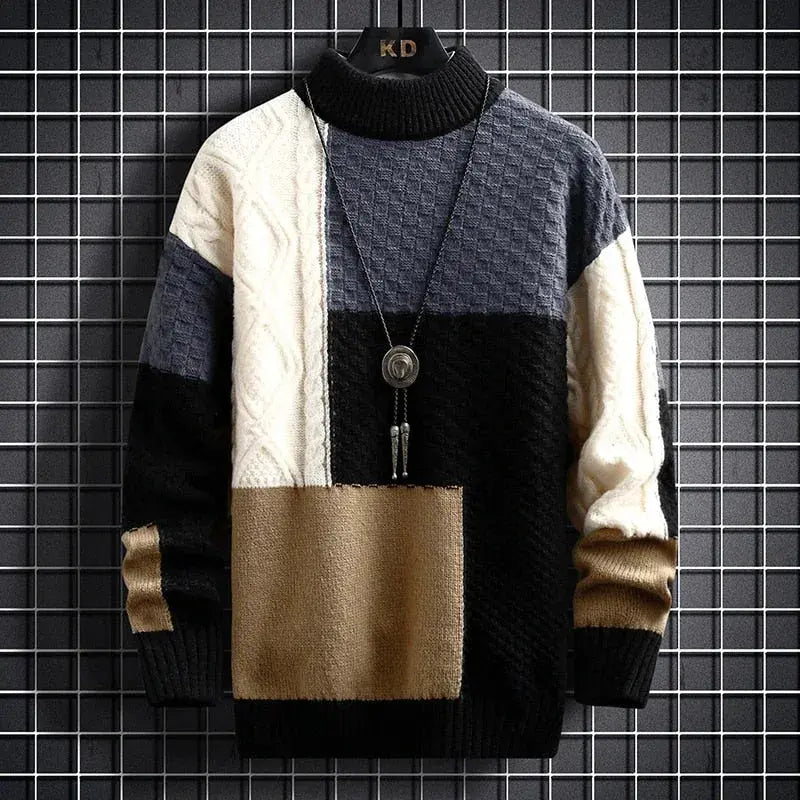 TrendAura Apollo Element Vanguard Crewneck Sweater For Relaxed Weekend Style Ultra Soft Knit Loose Fit