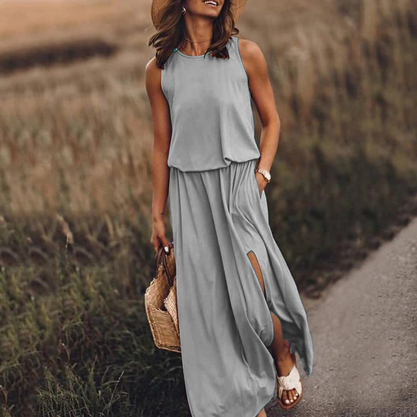 Sleeveless Maxi Dress