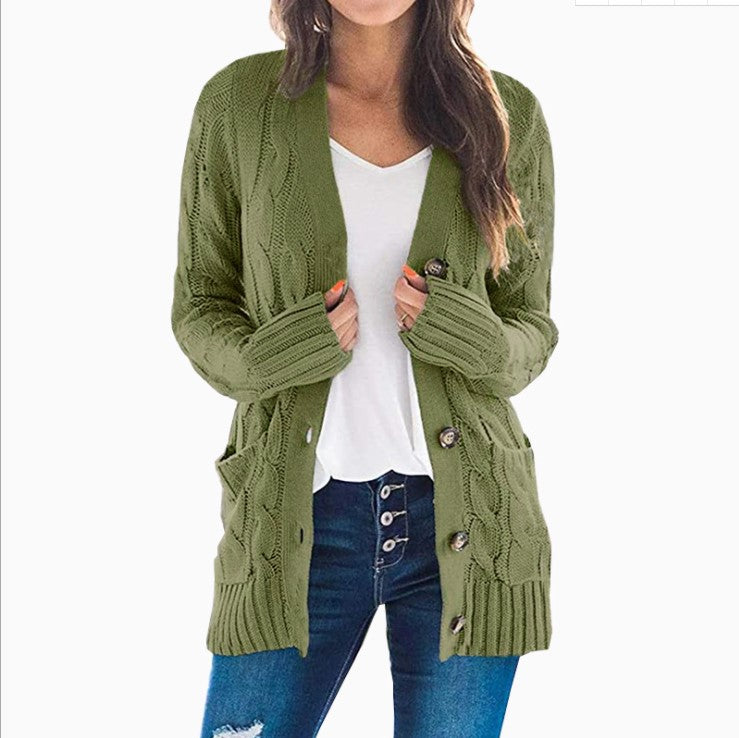 Women’s Chunky Knit Cardigan | Long