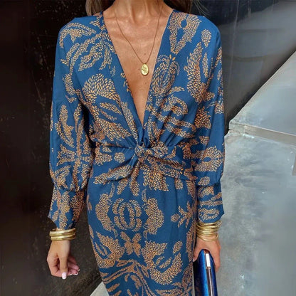 Artemis Twist Front Maxi Dress