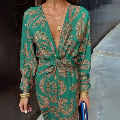 Artemis Twist Front Maxi Dress