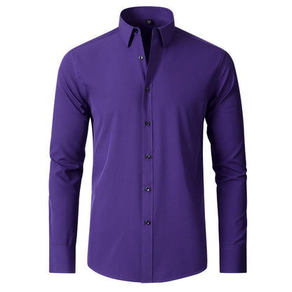 Anti-Wrinkle Stretch Shirt with Elegant Fit