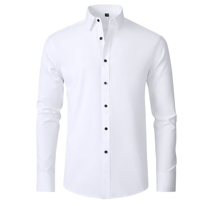 Anti-Wrinkle Stretch Shirt with Elegant Fit
