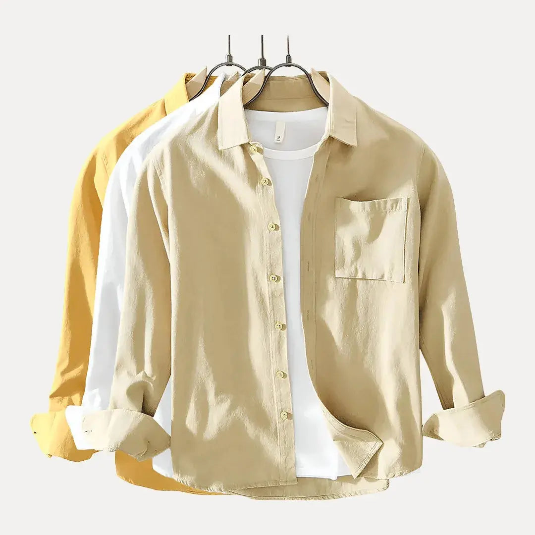 Arthur Milanese Summer Shirt by Waylynn Lightweight Minimalist Button Down for Everyday Elegance