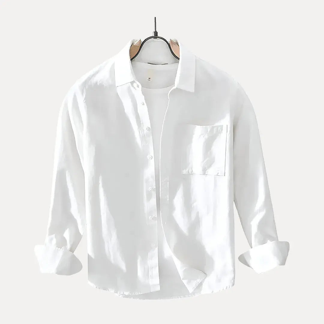 Arthur Milanese Summer Shirt by Waylynn Lightweight Minimalist Button Down for Everyday Elegance