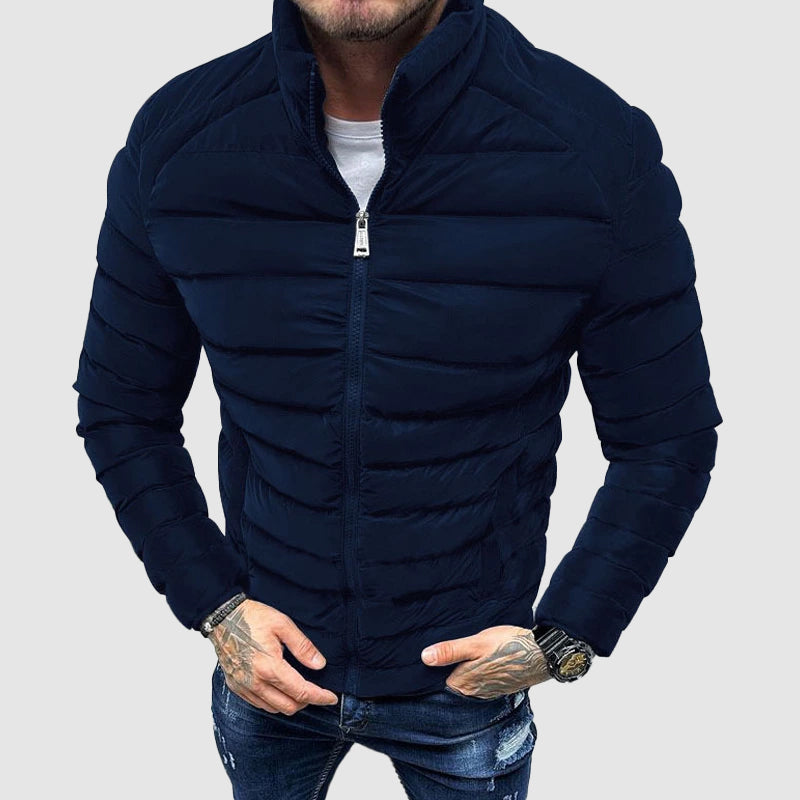 Men's Slim Fit Quilted Winter Jacket For Modern Warmth And Everyday Outdoor Style