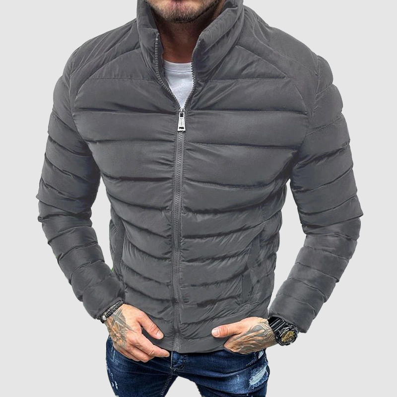 Men's Slim Fit Quilted Winter Jacket For Modern Warmth And Everyday Outdoor Style