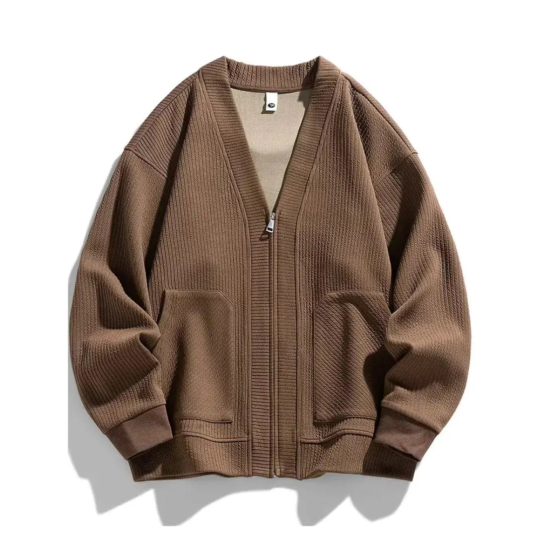 Arthur Knitted Cardigan Waylynn Lightweight Zip Up Cardigan With Relaxed Fit For Layering