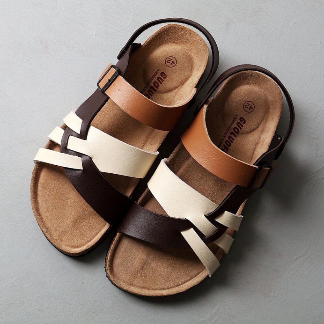 Atlas Leather Sandals For Men Premium Leather Comfort Durable Everyday Footwear