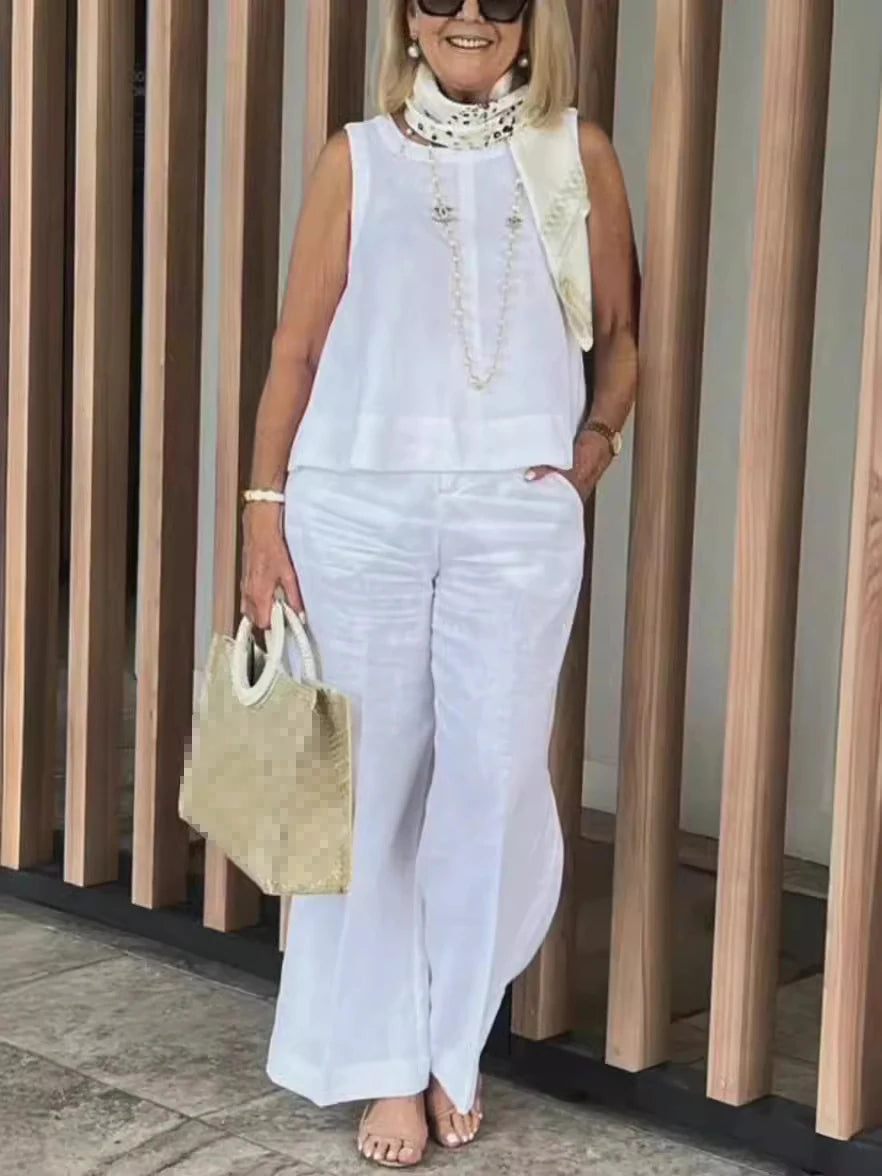 Breathable Linen Set for Women