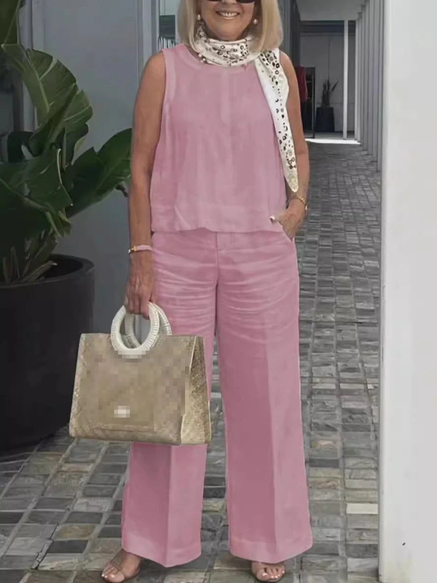 Breathable Linen Set for Women