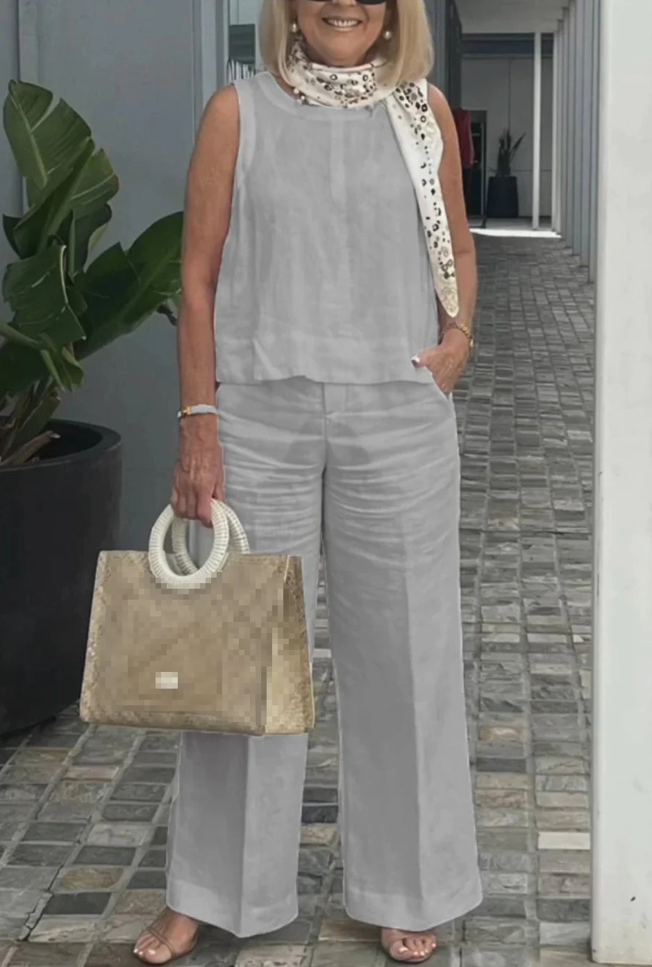 Breathable Linen Set for Women