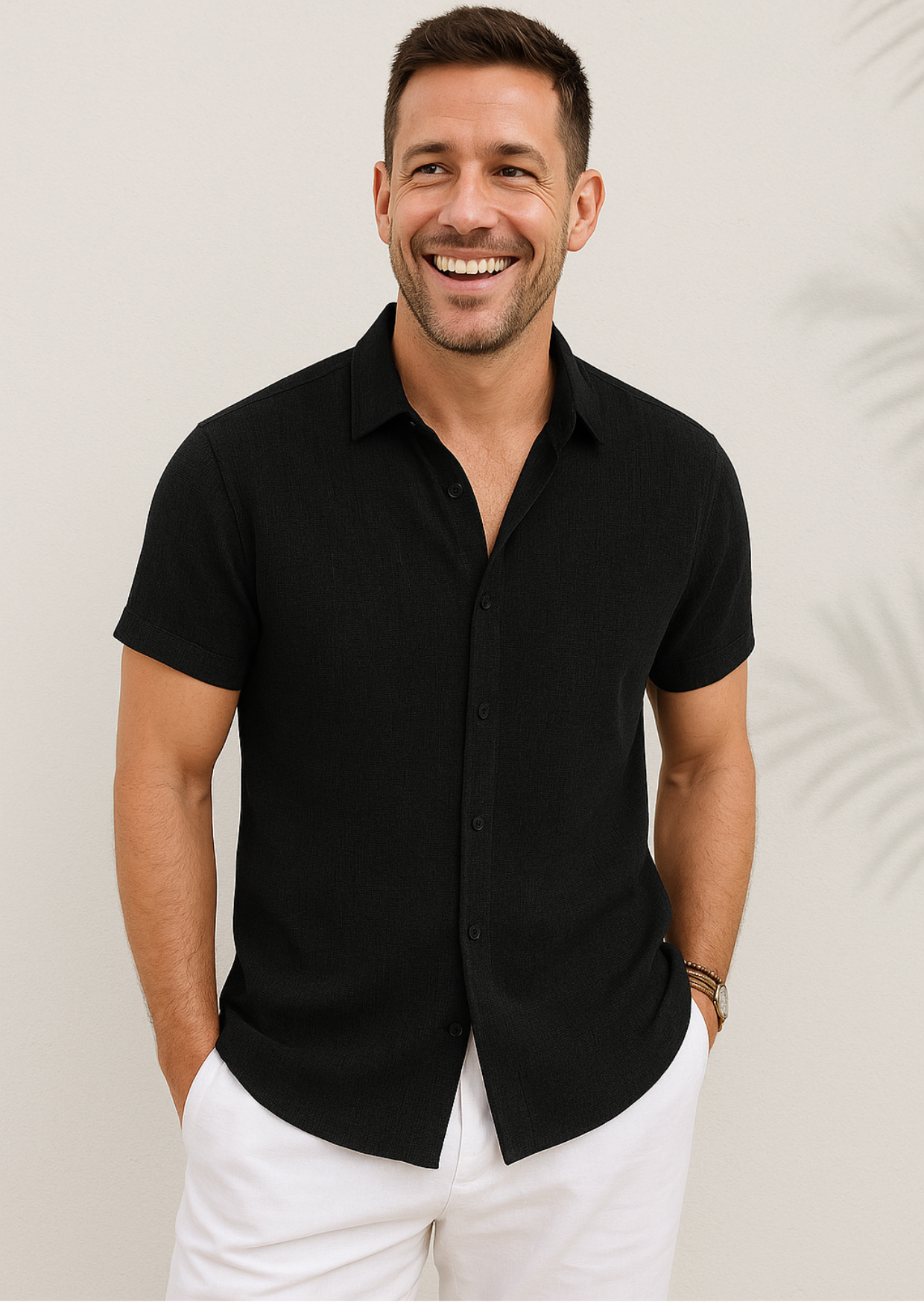 Breathable Summer Polo Shirt for Men